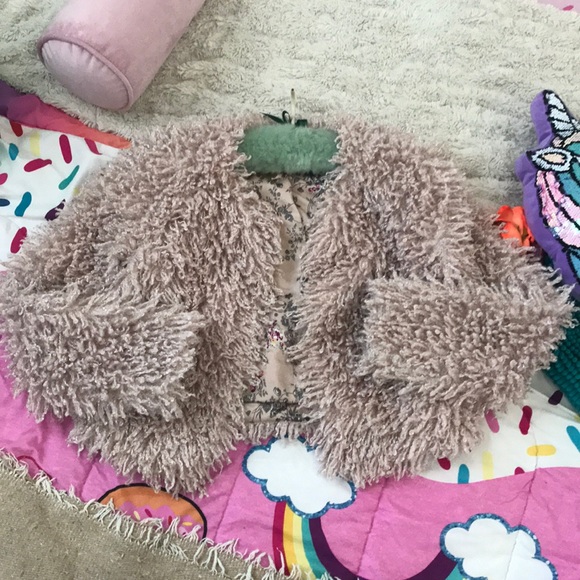 Free People Jackets & Blazers - SALE ✨FREE PEOPLE Faux Fur coat, COMES WITH GLOVES